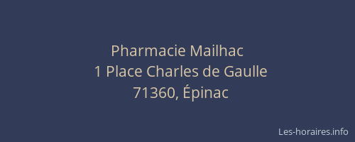 Pharmacie Mailhac