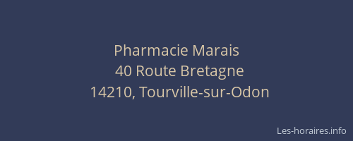 Pharmacie Marais