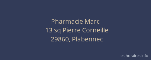 Pharmacie Marc
