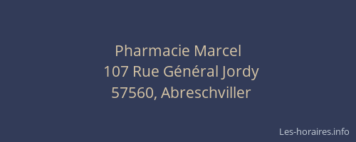 Pharmacie Marcel