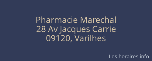 Pharmacie Marechal