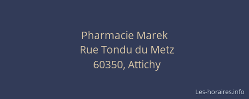 Pharmacie Marek