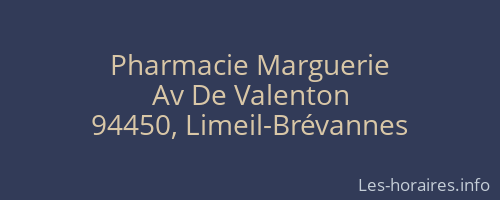 Pharmacie Marguerie