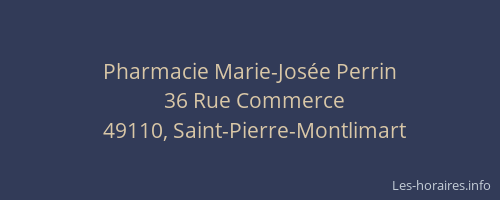 Pharmacie Marie-Josée Perrin