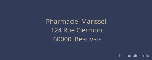 Pharmacie  Marissel