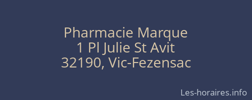 Pharmacie Marque
