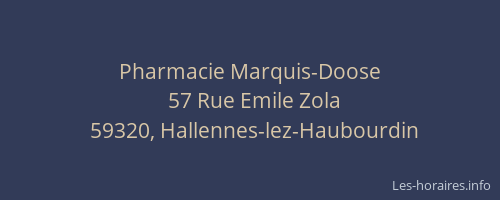 Pharmacie Marquis-Doose