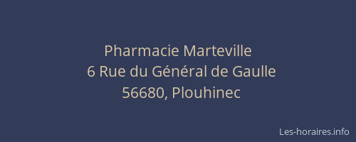 Pharmacie Marteville