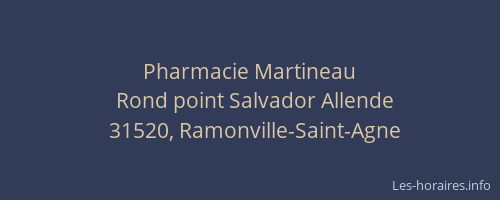 Pharmacie Martineau