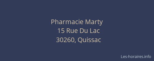 Pharmacie Marty