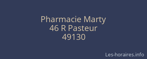 Pharmacie Marty