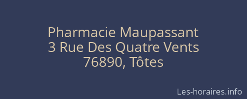 Pharmacie Maupassant