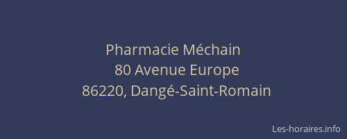 Pharmacie Méchain