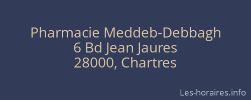 Pharmacie Meddeb-Debbagh