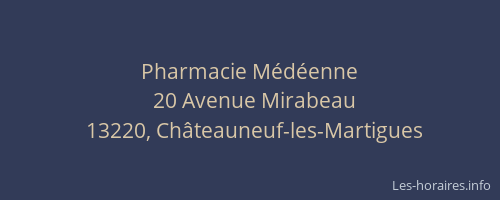 Pharmacie Médéenne