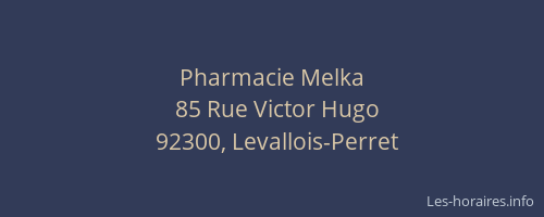 Pharmacie Melka
