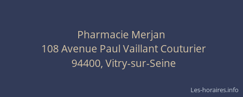 Pharmacie Merjan