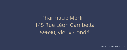 Pharmacie Merlin