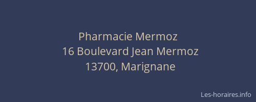 Pharmacie Mermoz