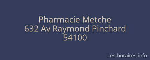 Pharmacie Metche