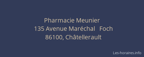 Pharmacie Meunier