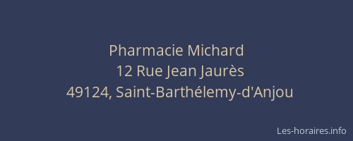 Pharmacie Michard