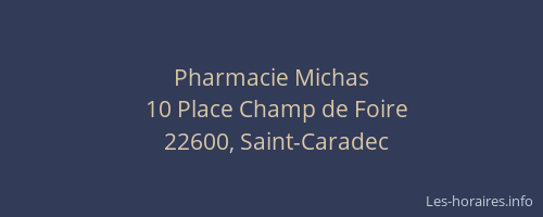 Pharmacie Michas