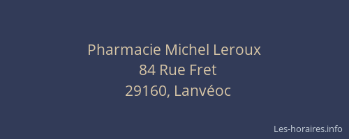 Pharmacie Michel Leroux