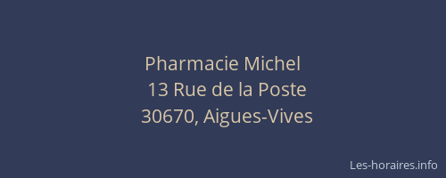 Pharmacie Michel
