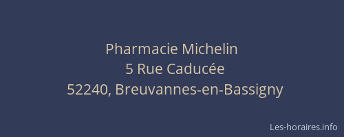 Pharmacie Michelin