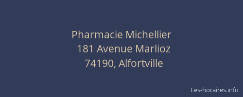 Pharmacie Michellier