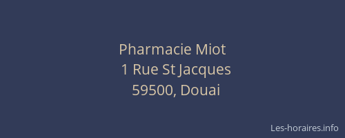 Pharmacie Miot