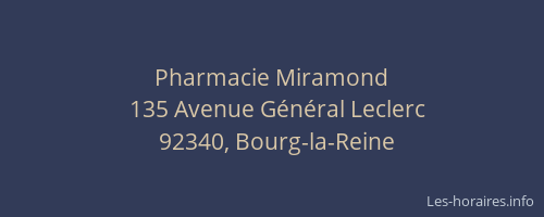 Pharmacie Miramond