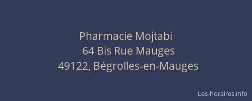 Pharmacie Mojtabi