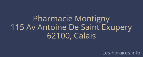 Pharmacie Montigny