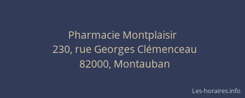 Pharmacie Montplaisir