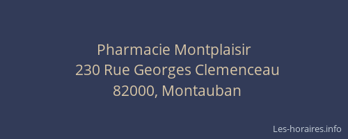 Pharmacie Montplaisir
