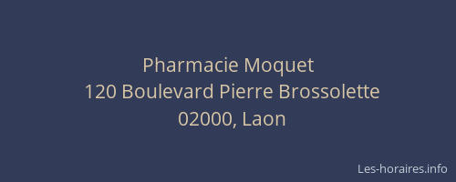 Pharmacie Moquet