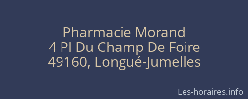 Pharmacie Morand