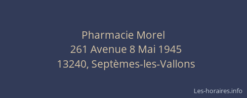 Pharmacie Morel