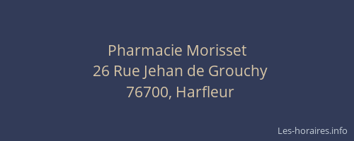 Pharmacie Morisset