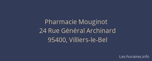 Pharmacie Mouginot