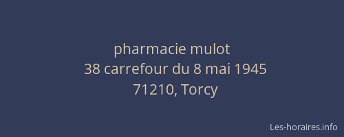 pharmacie mulot