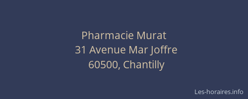 Pharmacie Murat