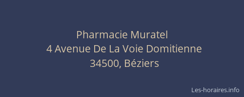 Pharmacie Muratel