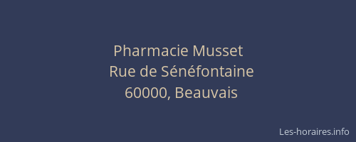 Pharmacie Musset