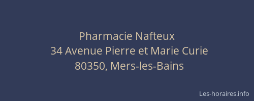 Pharmacie Nafteux