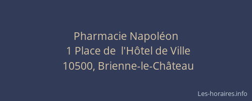 Pharmacie Napoléon