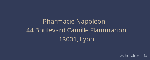 Pharmacie Napoleoni