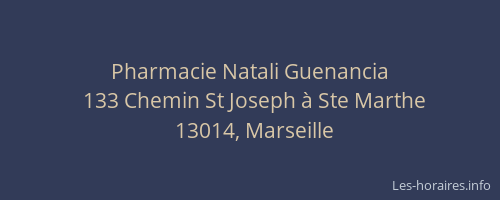 Pharmacie Natali Guenancia